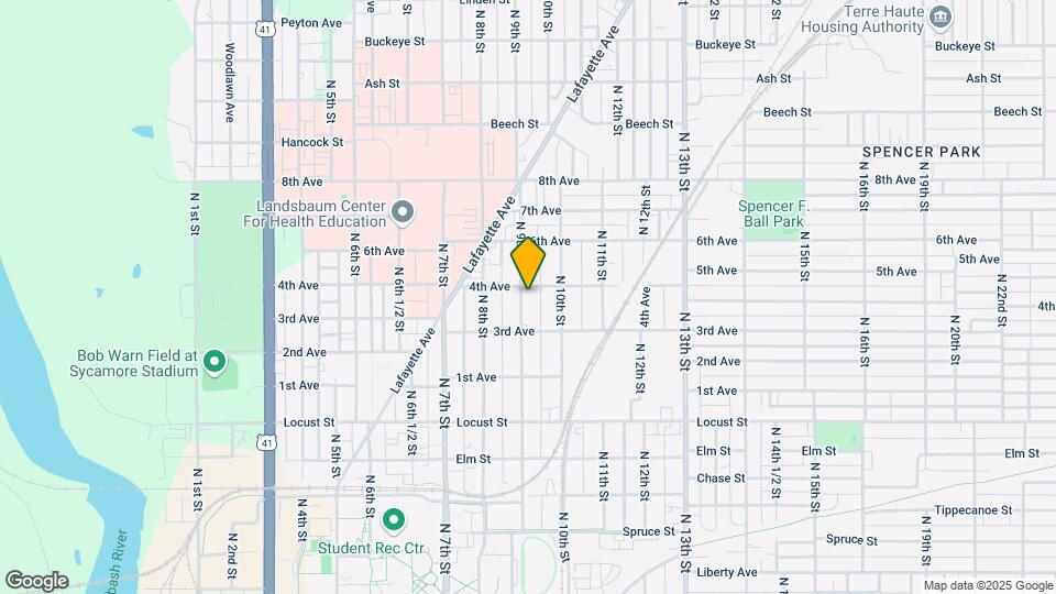 1139 N 9th St Map and Location Details