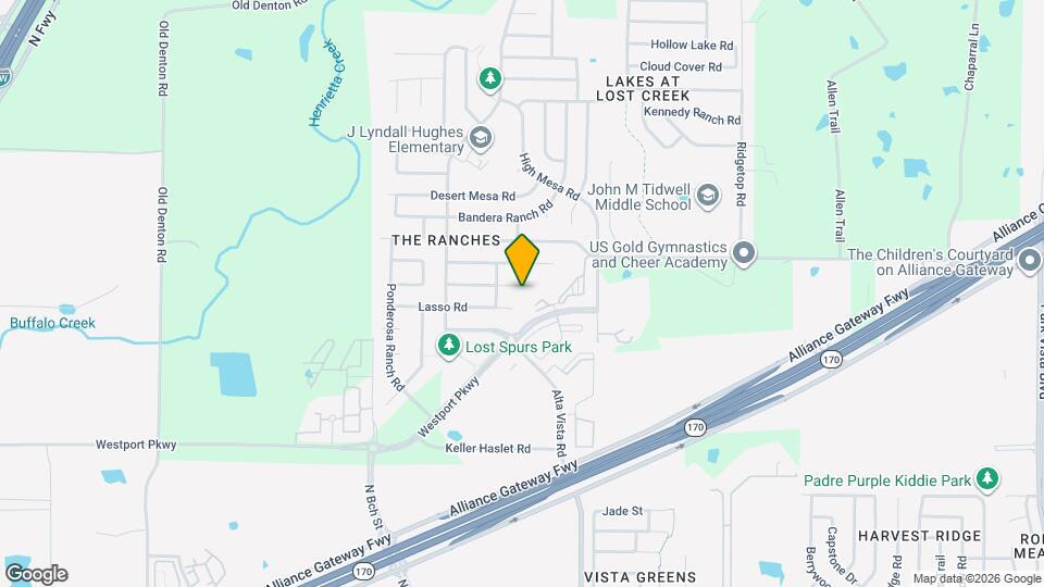 3620 Cripple Creek Trail, Unit 1307 Map and Location Details