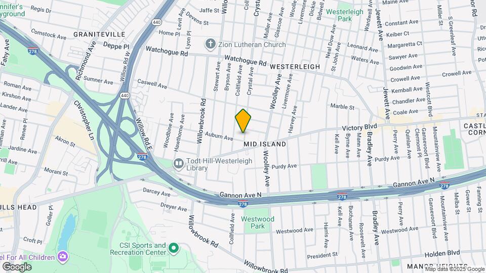 0 Crystal Ave Mapa y Detalles de la Ubicación