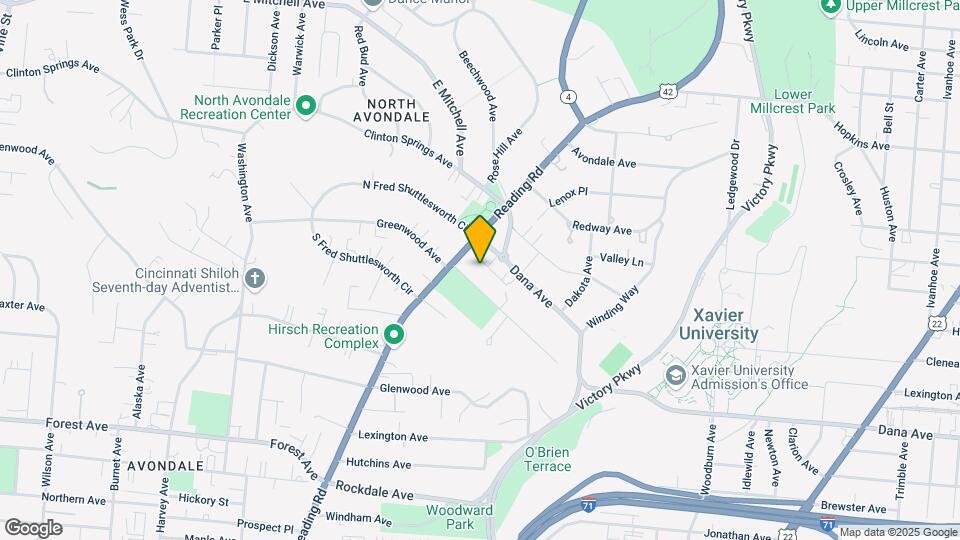 920 Burton Ave Mapa y Detalles de la Ubicación