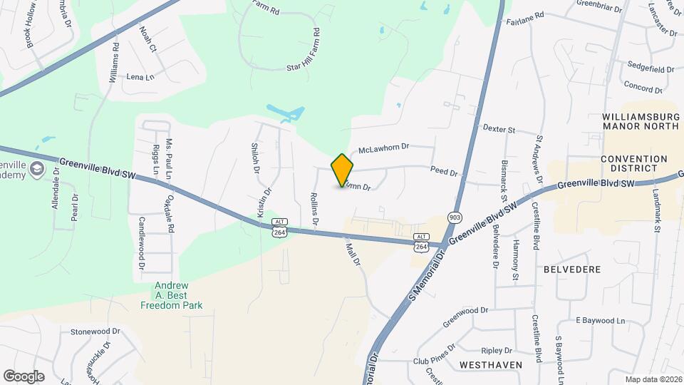 200 Rollins Dr Mapa y Detalles de la Ubicación