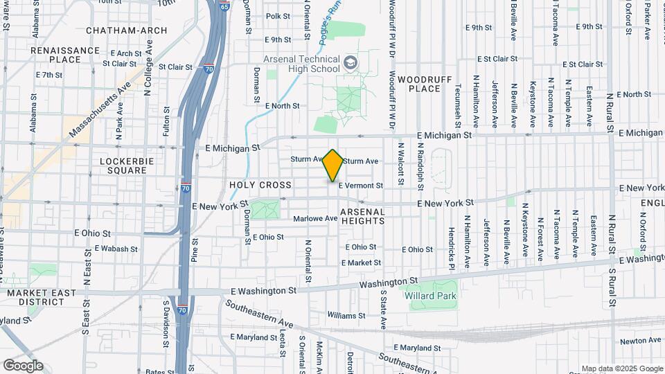 352 N Arsenal Ave Mapa y Detalles de la Ubicación