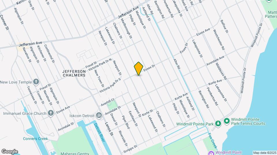 487 Chalmers St Mapa y Detalles de la Ubicación