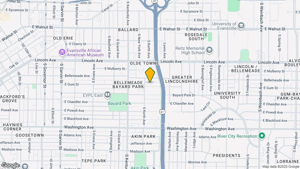 1116 E Gum St Map and Location Details