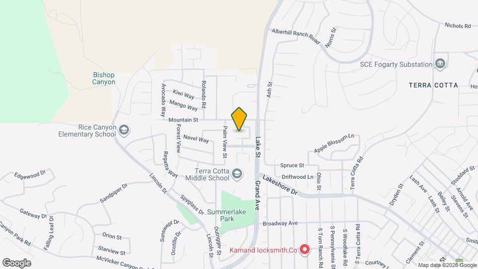 14809 Hidden Palm Ct Mapa y Detalles de la Ubicación