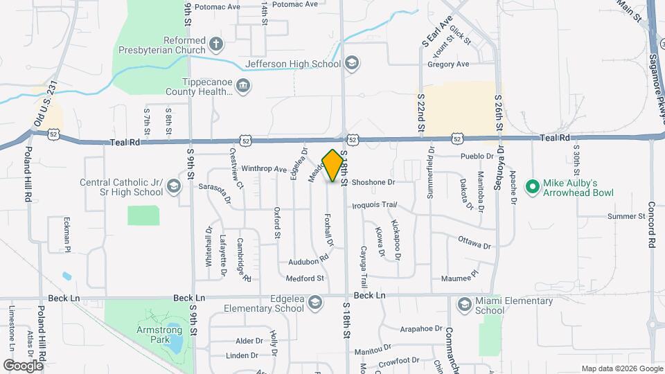 2425 Foxhall Dr Map and Location Details