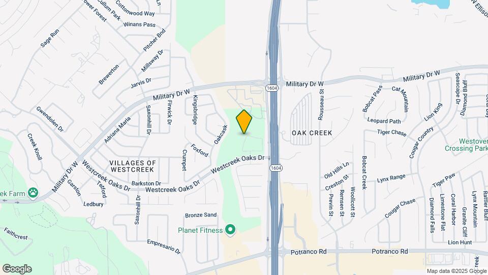 1227 Creek Ranch Map and Location Details