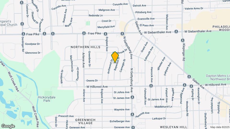 2511 Baywood St Map and Location Details