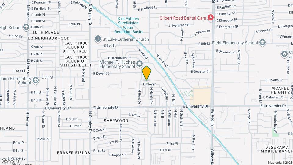 1544 E Clover, Unit 4107-12 R Map and Location Details