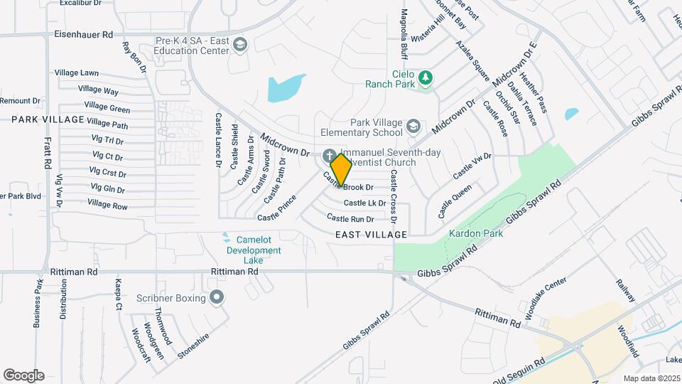 5814 Castle Brook Dr Map and Location Details