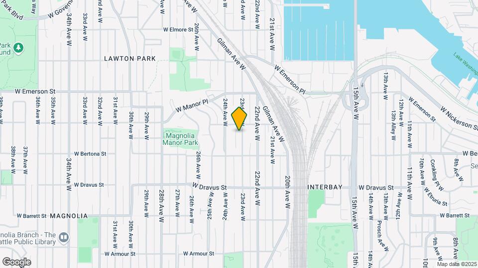 3439 23rd Ave W, Unit 3439.5 Map and Location Details