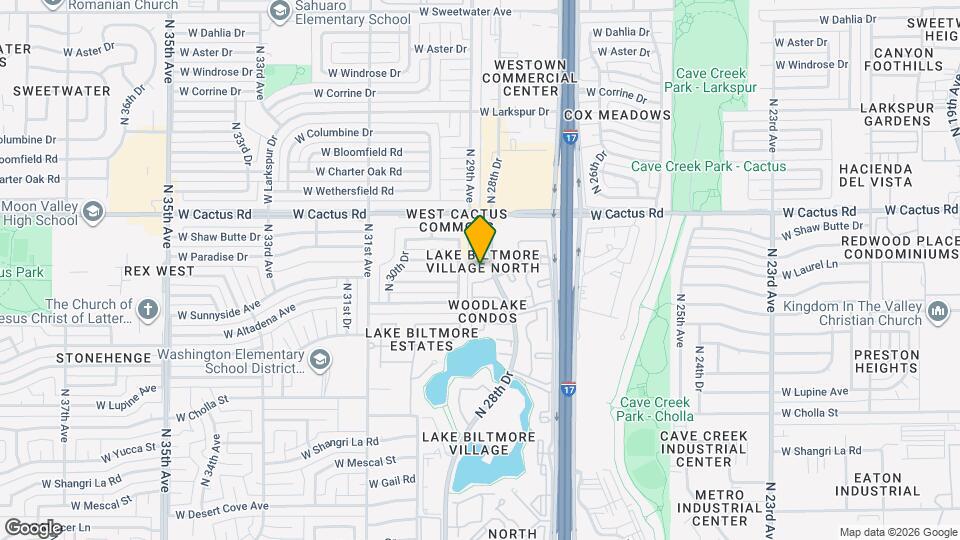 11830 N 28th Dr Mapa y Detalles de la Ubicación