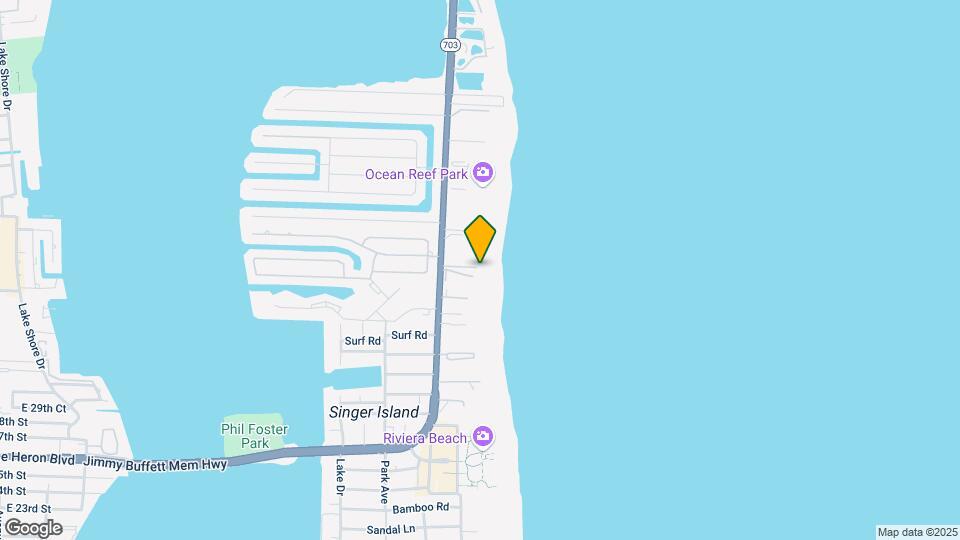 3640 N Ocean Dr Map and Location Details