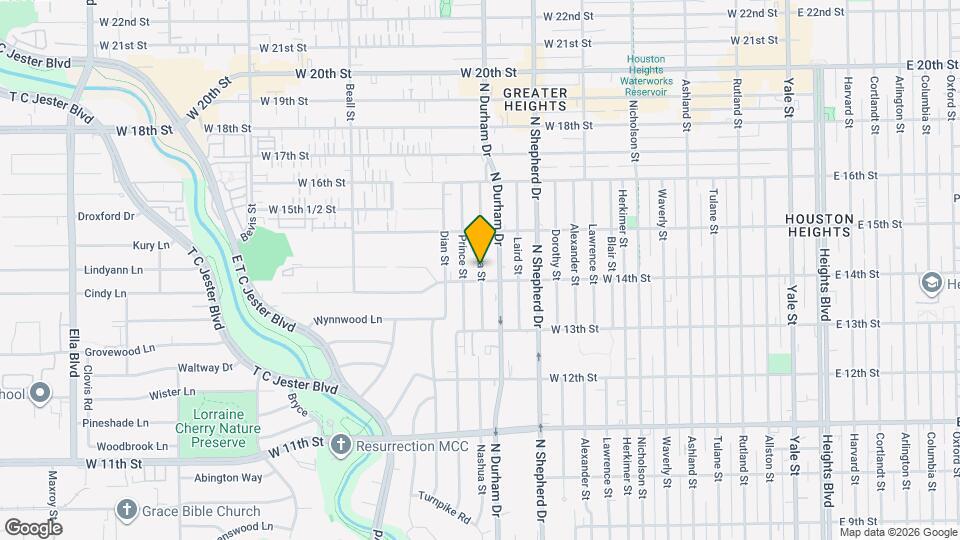 1405 Nashua St Map and Location Details