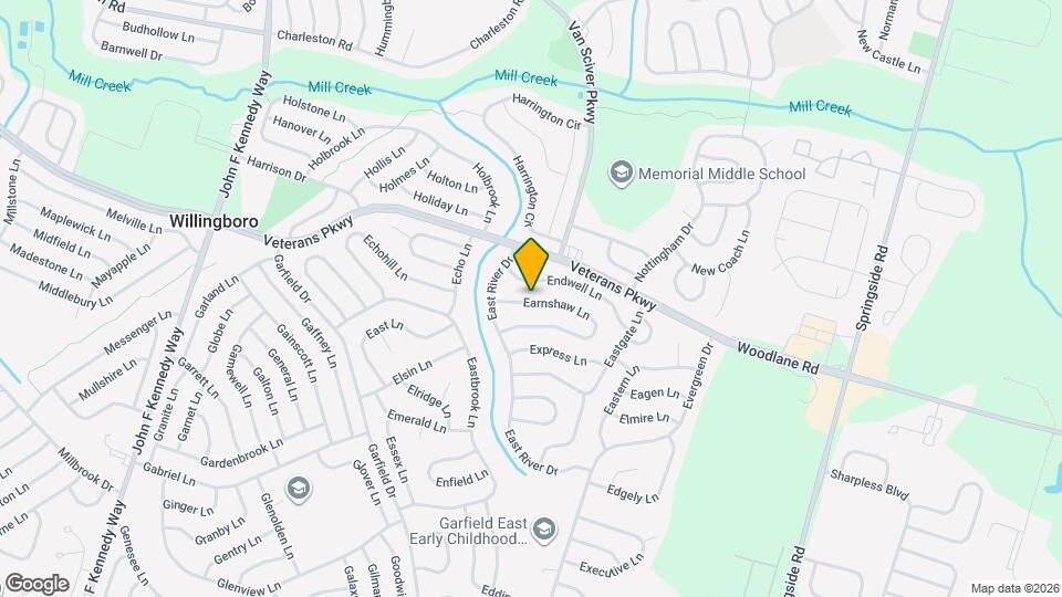 19 Earnshaw Ln Map and Location Details