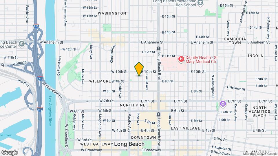 924 Pine Ave Map and Location Details