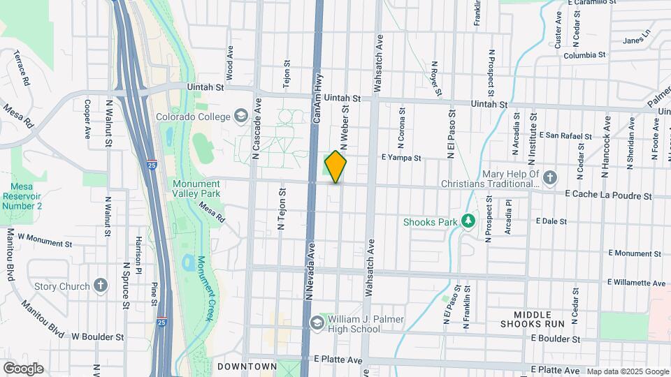 830 N Weber St Mapa y Detalles de la Ubicación