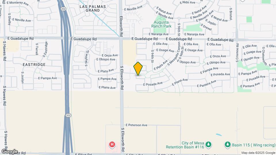 9312 E Pampa Ave Map and Location Details