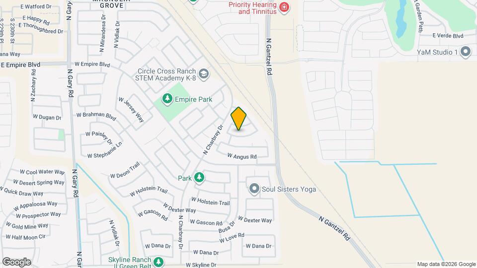 206 W Brangus Way Map and Location Details