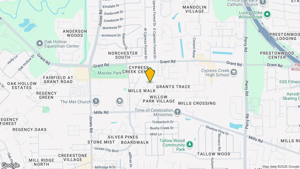 10527 Mills Walk Dr Map and Location Details
