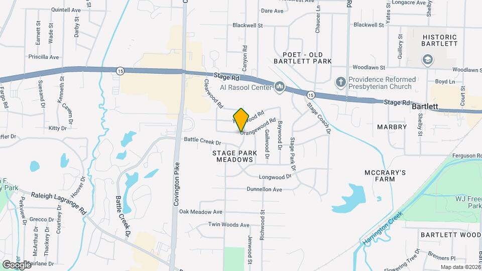 5211 Orangewood Rd Map and Location Details