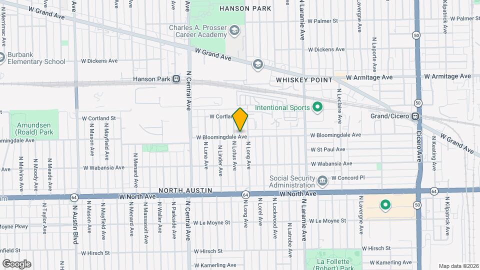 1801 N Lotus Ave Map and Location Details