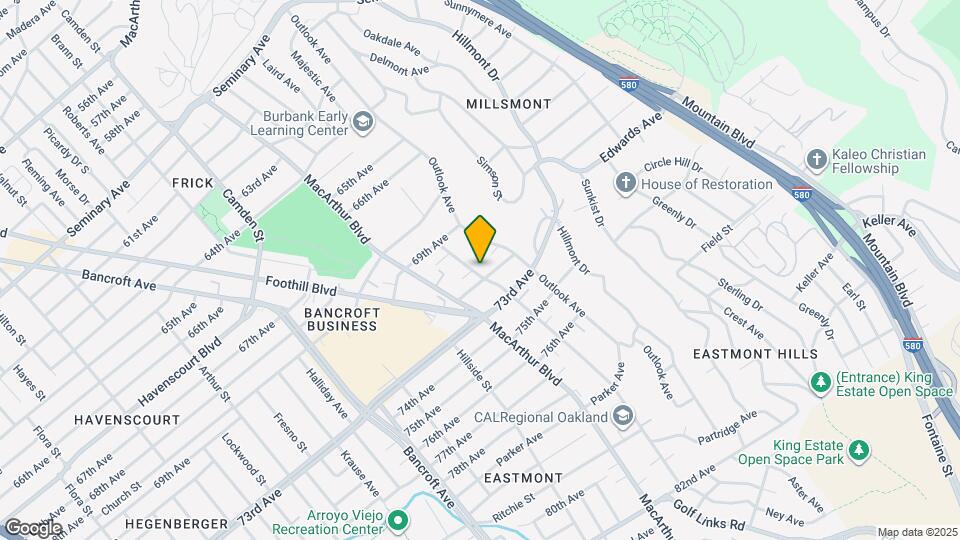 7038 Lacey Ave Map and Location Details