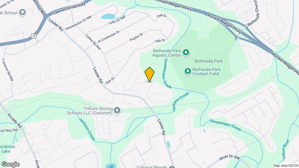 3840 Sugarbrook Dr Map and Location Details