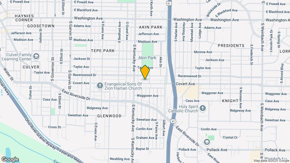 1040 Covert Ave Map and Location Details