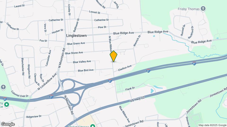 505 N Blue Ribbon Ave Mapa y Detalles de la Ubicación