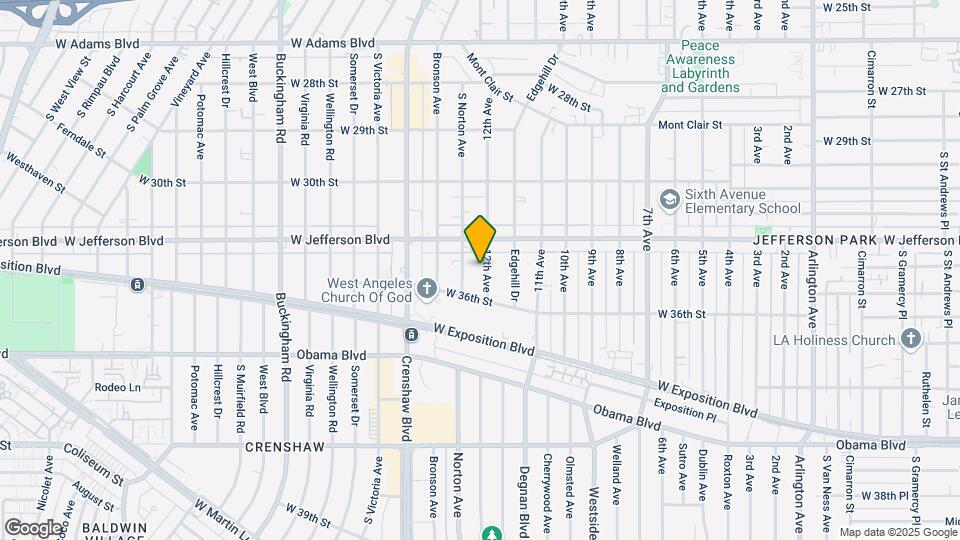 3505 12th Ave, Unit 1 Map and Location Details