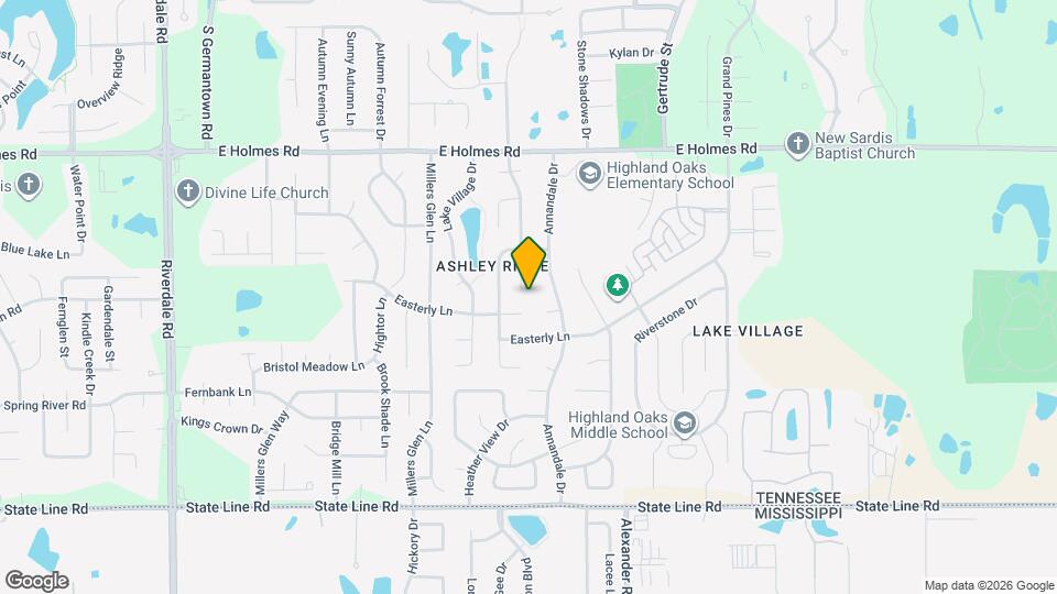 5388 Bradley Ridge Cove Map and Location Details