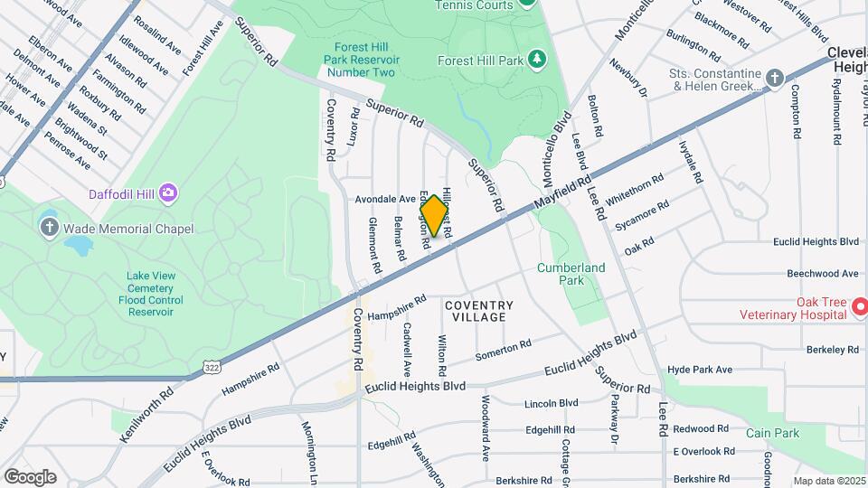 1689 Eddington Rd Map and Location Details