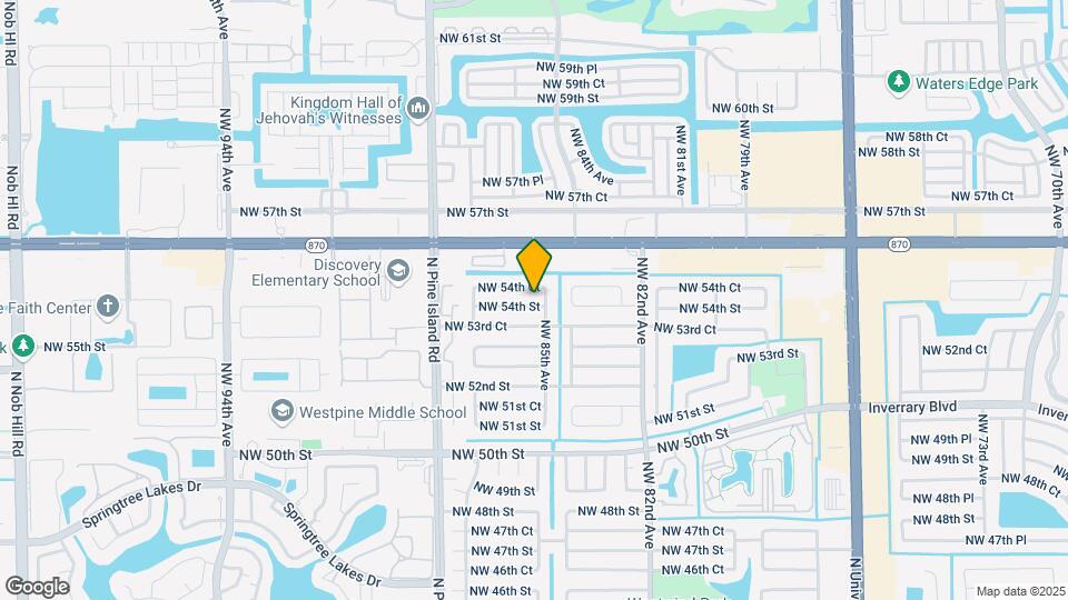 8511 NW 54th St Map and Location Details
