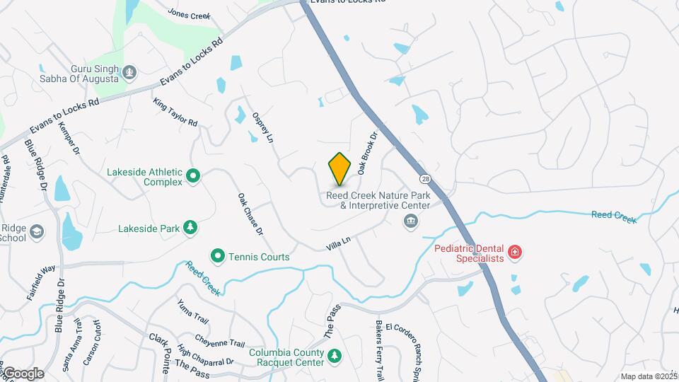 3862 Live Oak Ln Map and Location Details
