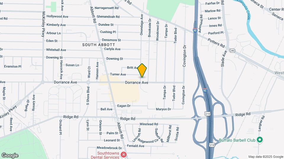 598 Dorrance Ave Map and Location Details