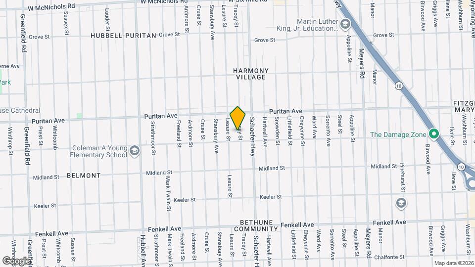 15827 Tracey St Map and Location Details