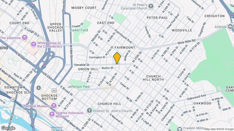 2317 Venable St Map and Location Details