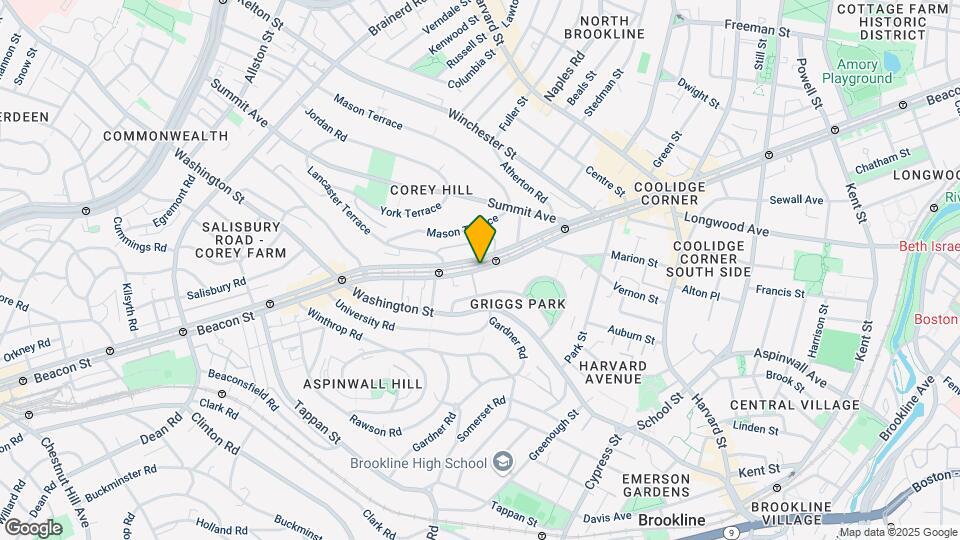 1465 Beacon St Map and Location Details