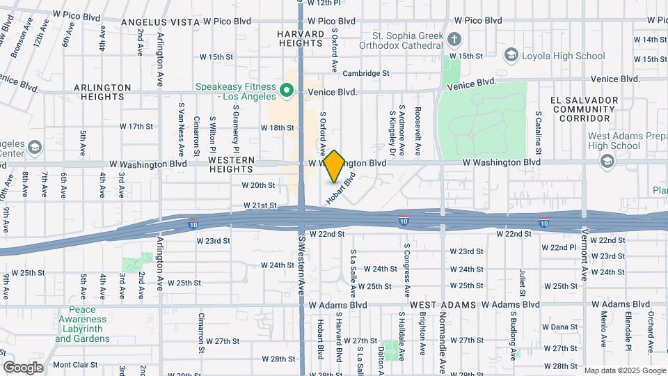 2067 S Hobart Blvd Map and Location Details