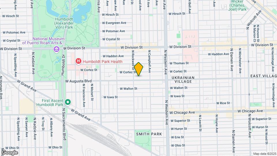 2540 W Augusta Blvd Map and Location Details