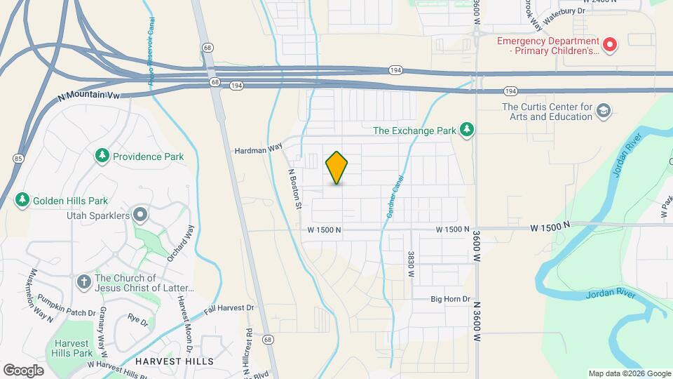 4117 W 1700 N Map and Location Details