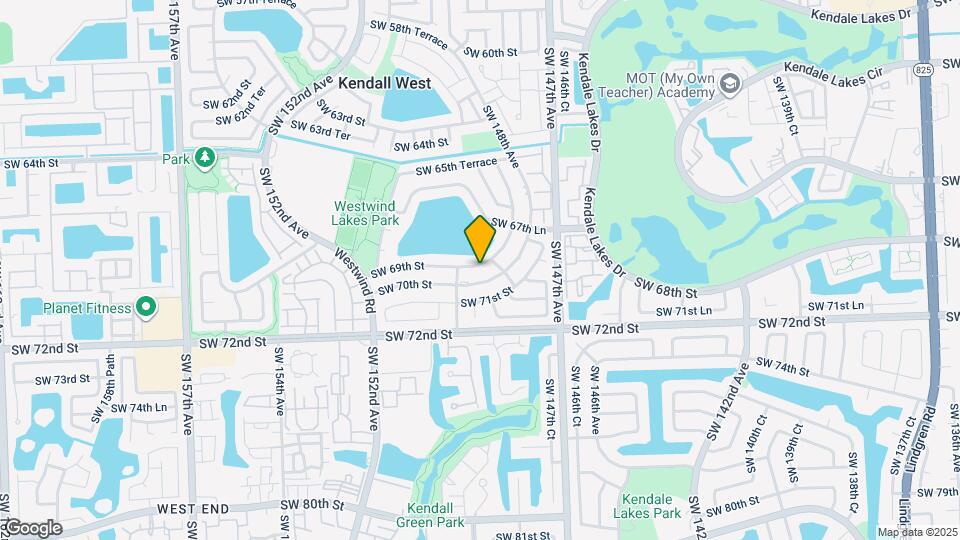 14822 SW 69th St Map and Location Details