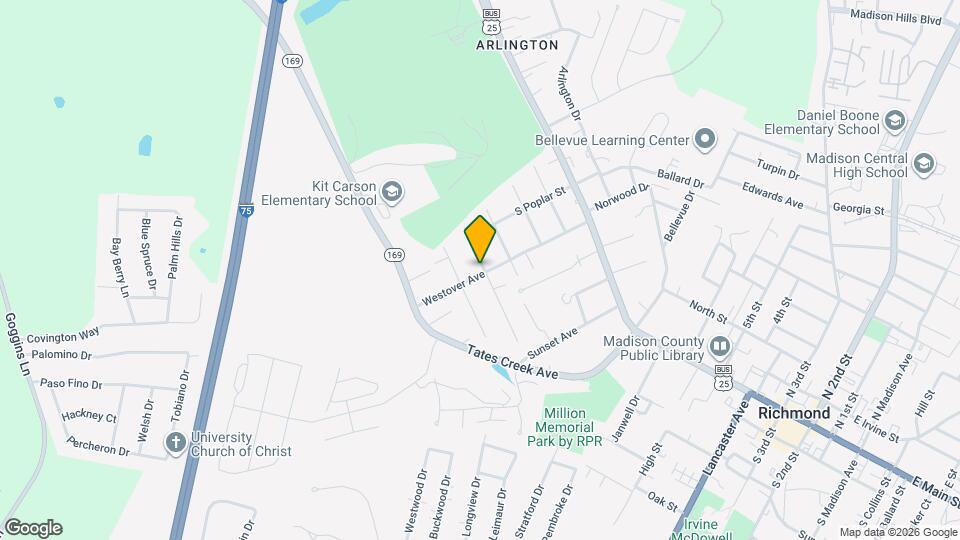 500 Westover Ave Map and Location Details