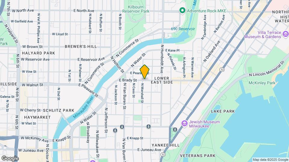 1696 N Marshall St Map and Location Details