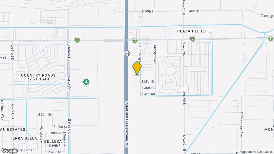 6577 E 34th Ln Map and Location Details