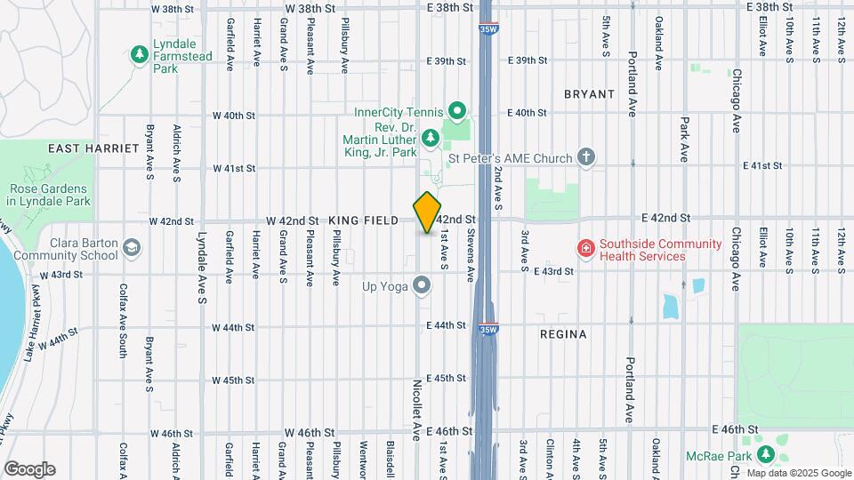 4221 Nicollet Ave, Unit #100 Mapa y Detalles de la Ubicación