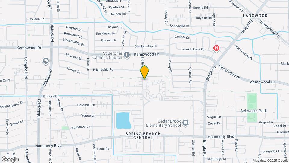 2512 Hollister St Map and Location Details