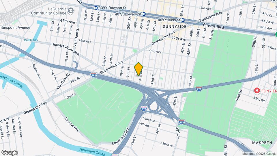 50-44 41st St Map and Location Details