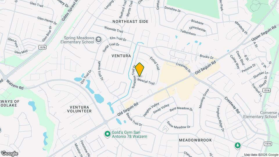 8111 Mescal Trail Map and Location Details